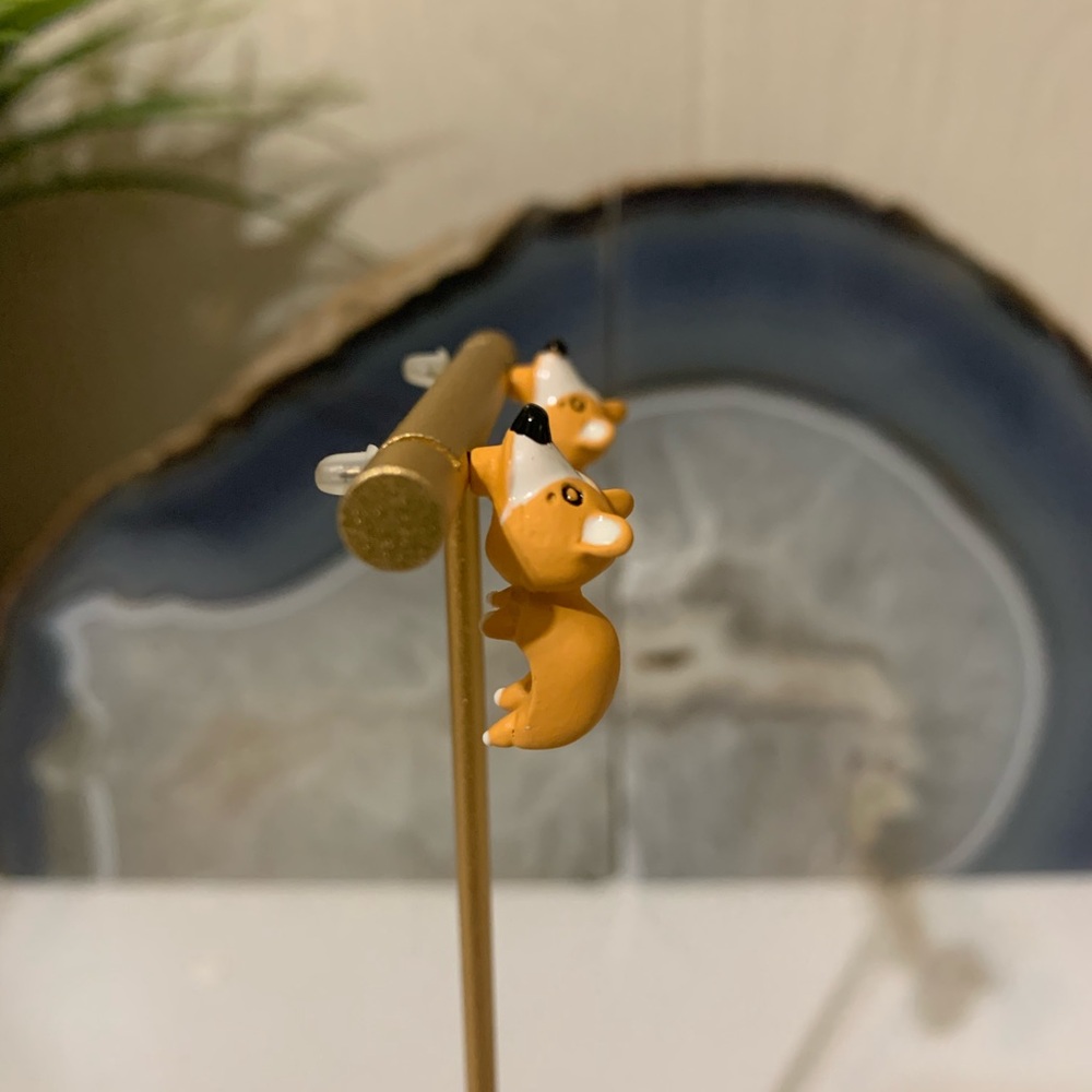 Cute dog Earrings - Picture 2 of 2